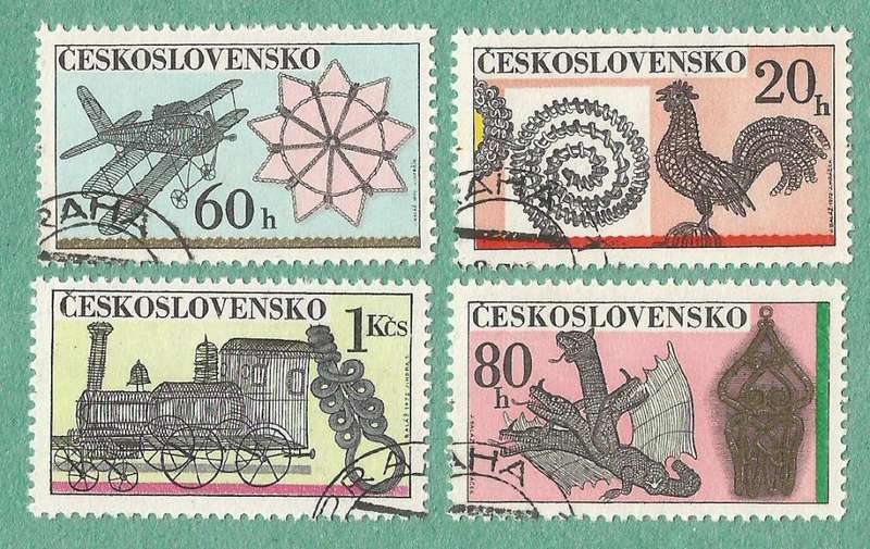 Czechoslovakia Used 1972 Slovak Wireworking