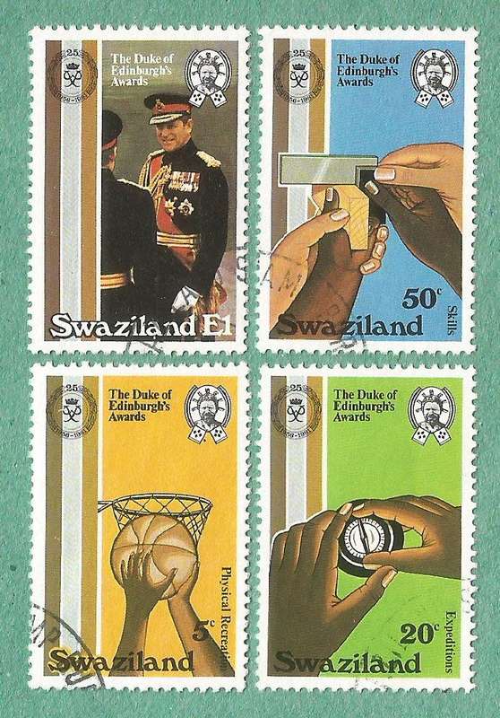 Swaziland Used 1981 The 25th Anniversary of Duke of Edinburgh Award Scheme