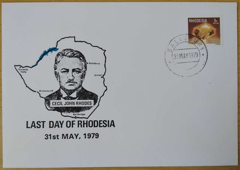 31st May 1979-Rhodesia-FDC-Last Day of Rhodesia.
