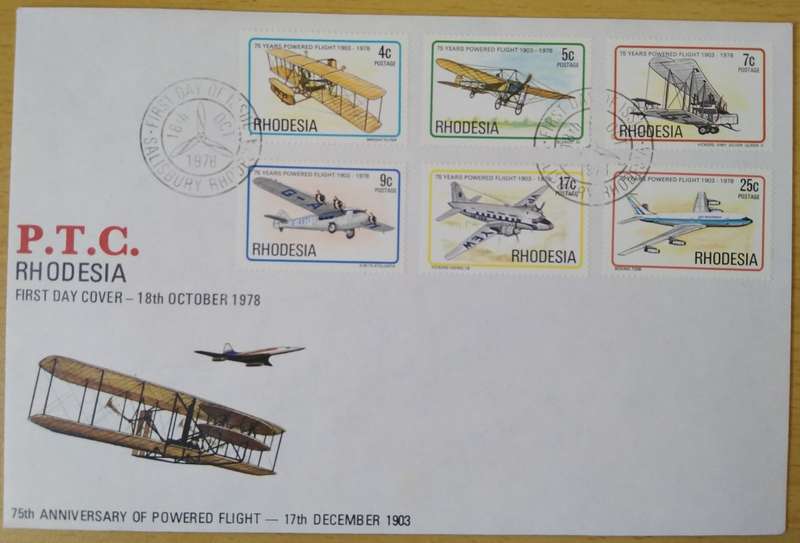 1978-Rhodesia-75th Anniversary of Powered Flight.