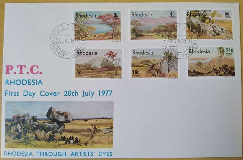 1977-Rhodesia-Through Artists` Eyes.