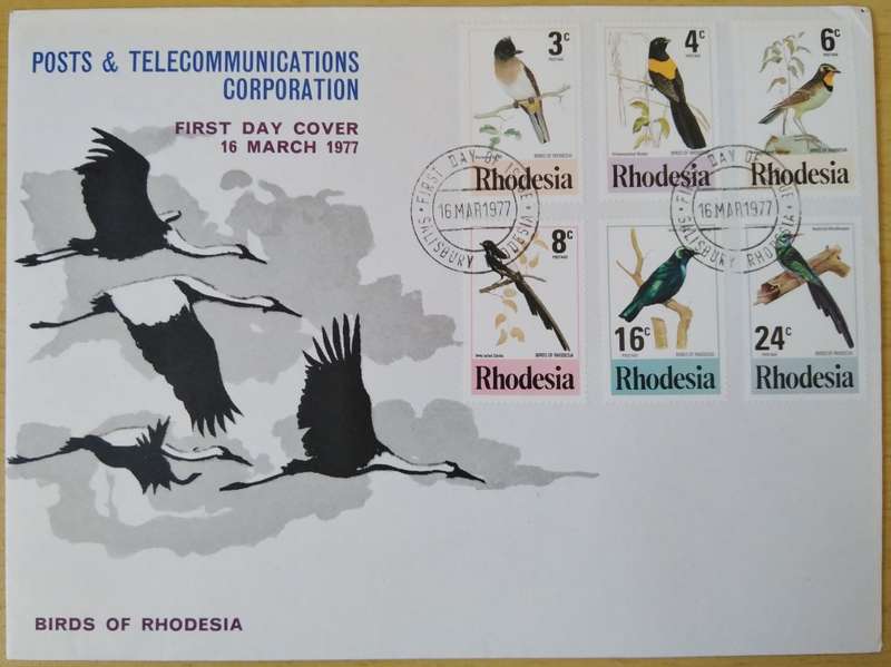 1977-Rhodesia-Post & Telecommunications Corporation-Birds of Rhodesia.