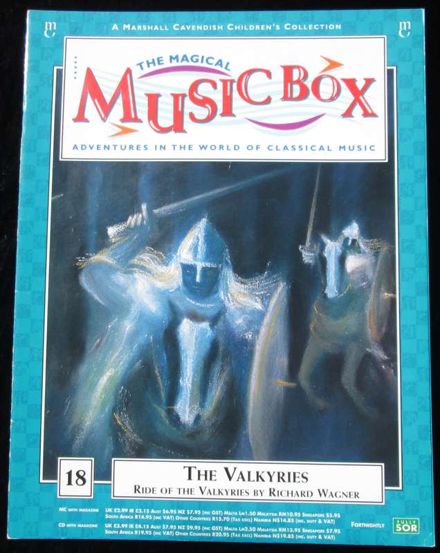 1995-Collectible-The Magical Music Box-No18-Magazine + CD. The Valkyries. Sold As Is.