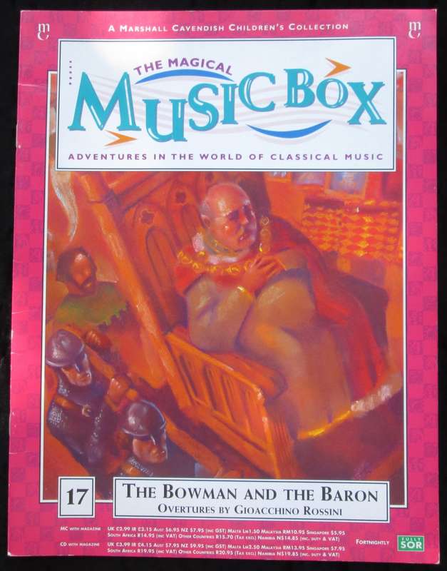1995-Collectible-The Magical Music Box-No17-Magazine + CD. The Bowman and the Baron. Sold As Is.