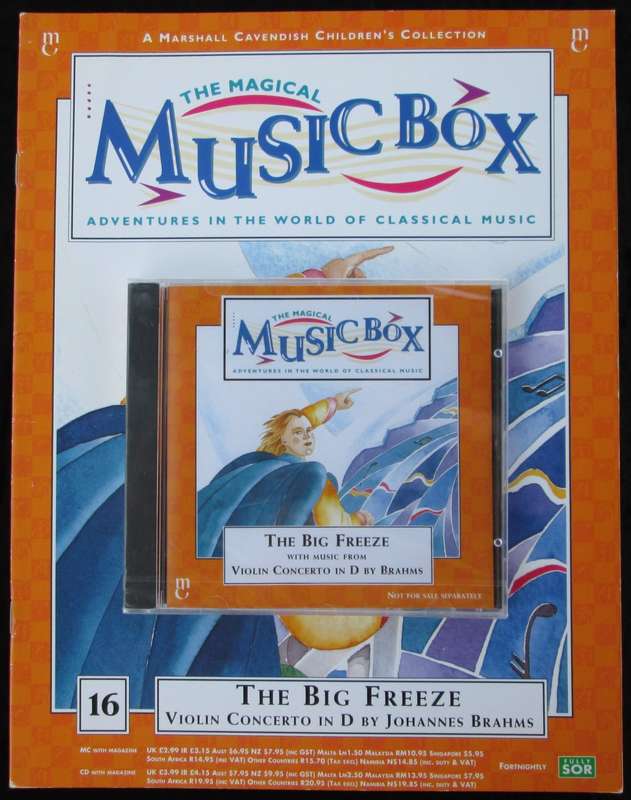 1995-Collectible-The Magical Music Box-No16-Magazine + CD. The Big Freeze. Sold As Is.