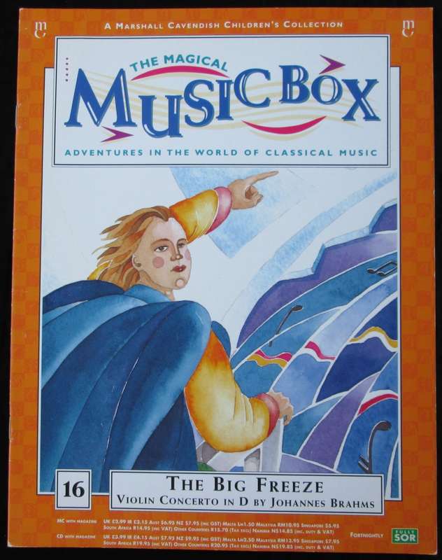 1995-Collectible-The Magical Music Box-No16-Magazine + CD. The Big Freeze. Sold As Is.