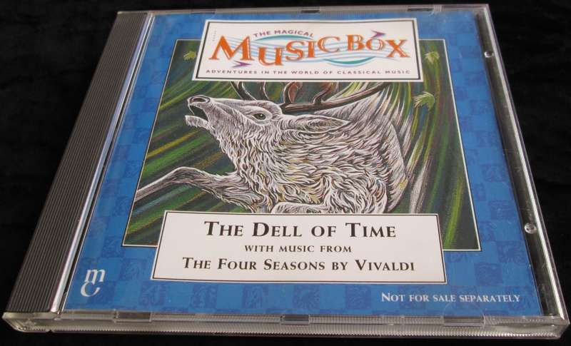 1995-Collectible-The Magical Music Box-No15-Magazine + CD. The Dell of Time. Sold As Is.