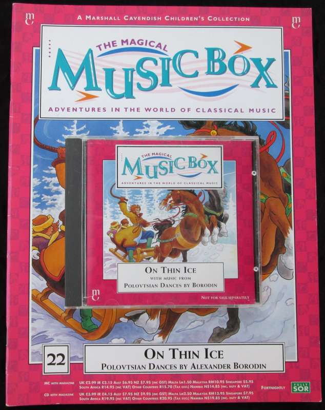 1995-Collectible-The Magical Music Box-No22-Magazine + CD. On Thin Ice. Sold As Is.
