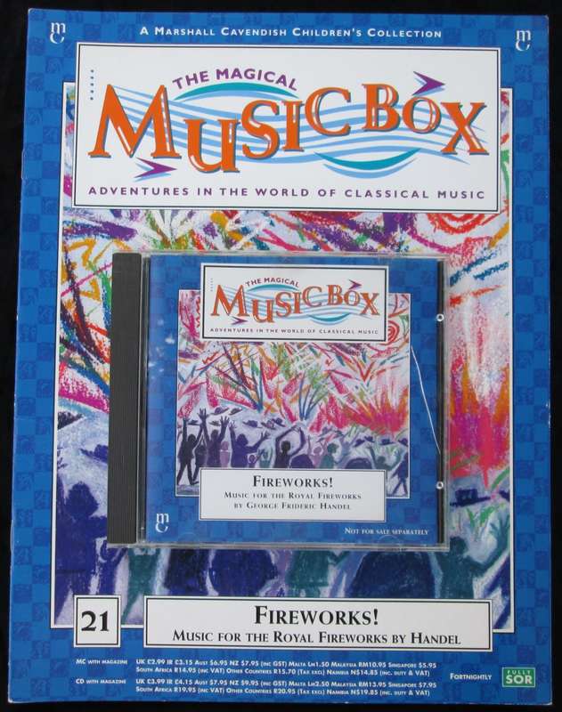 1995-Collectible-The Magical Music Box-No21-Magazine + CD. Fireworks. Sold As Is.