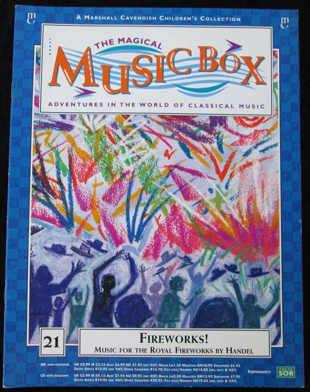 1995-Collectible-The Magical Music Box-No21-Magazine + CD. Fireworks. Sold As Is.