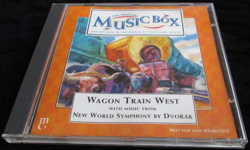1995-Collectible-The Magical Music Box-No20-Magazine + CD. Wagon Train West. Sold As Is.