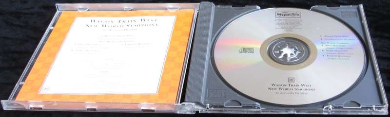 1995-Collectible-The Magical Music Box-No20-Magazine + CD. Wagon Train West. Sold As Is.