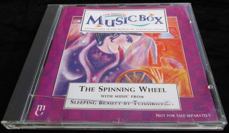 1995-Collectible-The Magical Music Box-No19-Magazine + CD. The Spinning Wheel. Sold As Is.