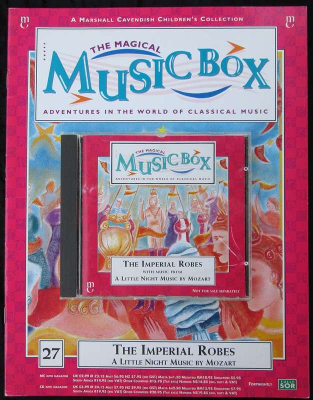 1995-Collectible-The Magical Music Box-No27-Magazine + CD. The Imperial Robes. Sold As Is.