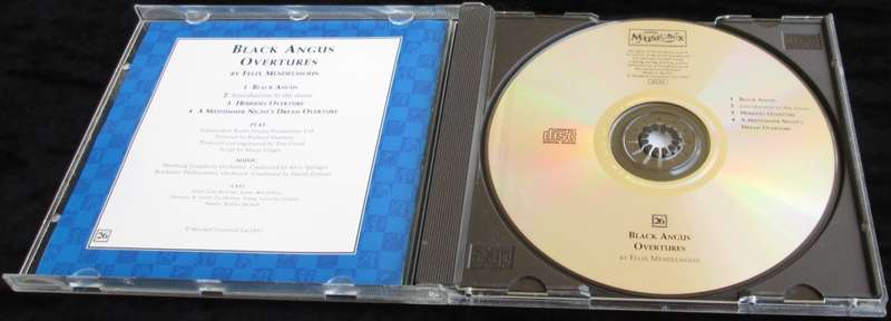 1995-Collectible-The Magical Music Box-No26-Magazine + CD. Black Angus. Sold As Is.