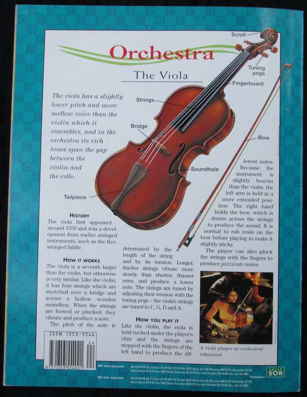 1995-Collectible-The Magical Music Box-No24-Magazine + CD. The Captain`s Curse. Sold As Is.