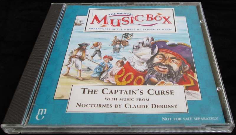 1995-Collectible-The Magical Music Box-No24-Magazine + CD. The Captain`s Curse. Sold As Is.