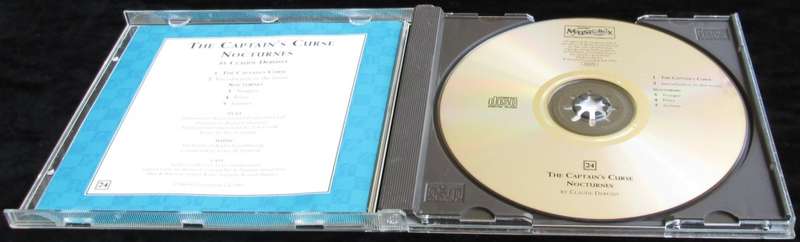 1995-Collectible-The Magical Music Box-No24-Magazine + CD. The Captain`s Curse. Sold As Is.