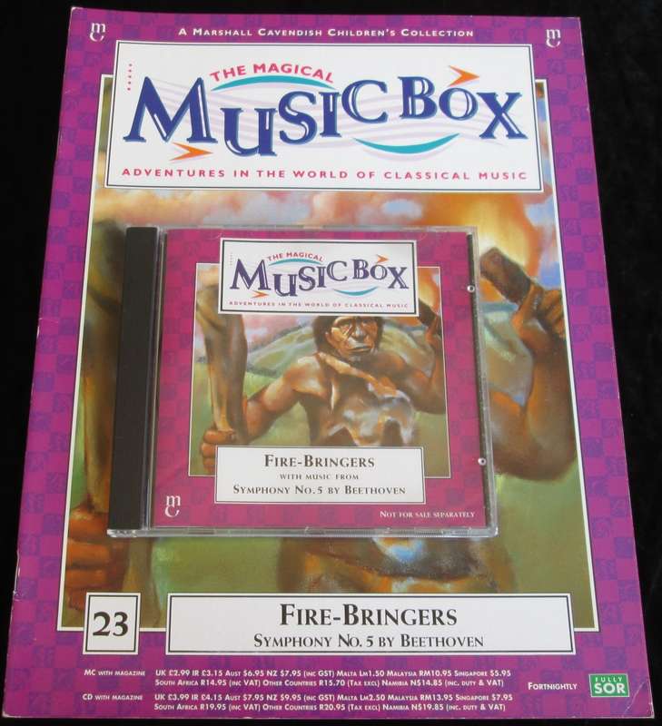 1995-Collectible-The Magical Music Box-No23-Magazine + CD. Fire-Bringers. Sold As Is.