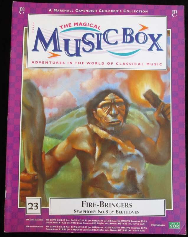 1995-Collectible-The Magical Music Box-No23-Magazine + CD. Fire-Bringers. Sold As Is.