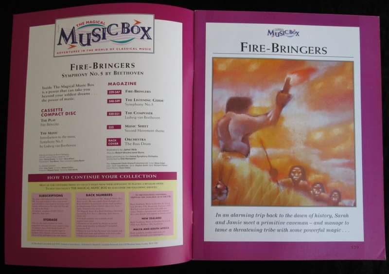 1995-Collectible-The Magical Music Box-No23-Magazine + CD. Fire-Bringers. Sold As Is.