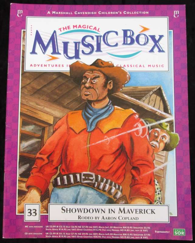 1996-Collectible-The Magical Music Box-No33-Magazine + CD. Showdown in Maverick. Sold As Is.