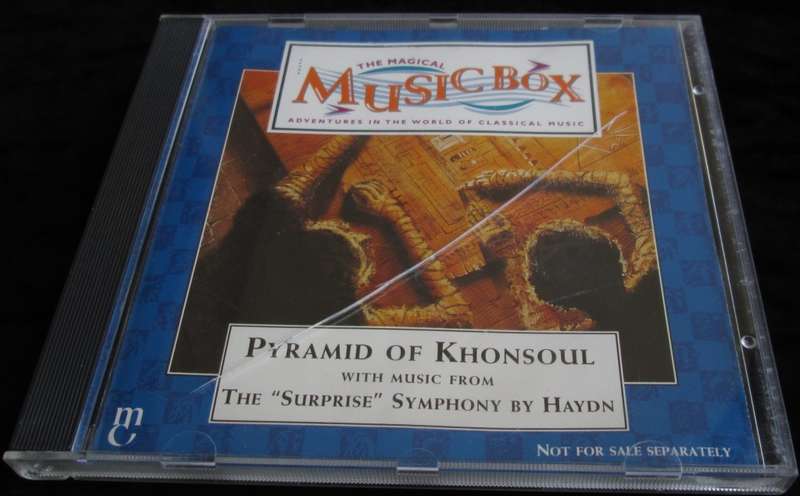 1996-Collectible-The Magical Music Box-No32-Magazine + CD. Pyramid of Khonsoul. Sold As Is.