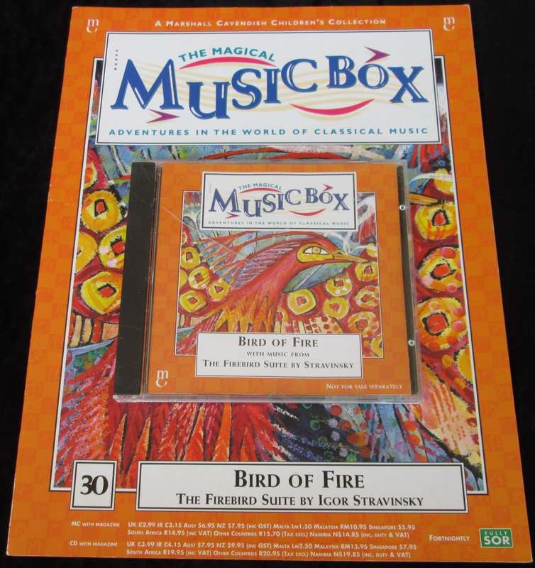 1996-Collectible-The Magical Music Box-No30-Magazine + CD. Bird of Fire. Sold As Is.