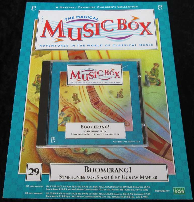 1996-Collectible-The Magical Music Box-No29-Magazine + CD. Boomerang. Sold As Is.