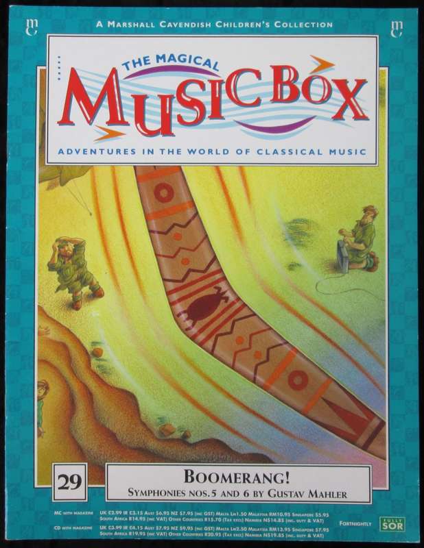 1996-Collectible-The Magical Music Box-No29-Magazine + CD. Boomerang. Sold As Is.