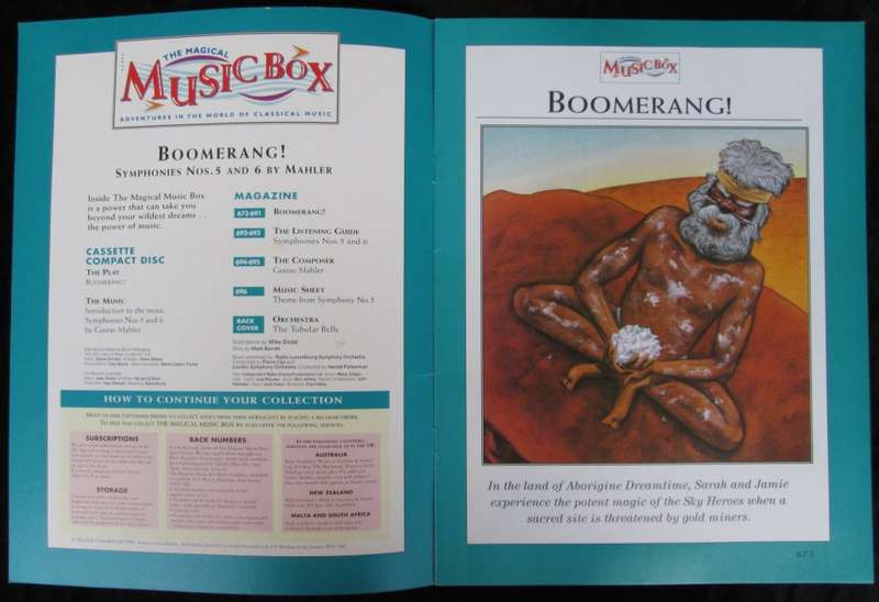 1996-Collectible-The Magical Music Box-No29-Magazine + CD. Boomerang. Sold As Is.