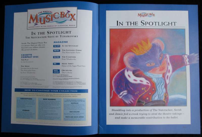 1996-Collectible-The Magical Music Box-No41-Magazine + CD. In the spotlight. Sold As Is.