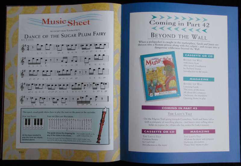 1996-Collectible-The Magical Music Box-No41-Magazine + CD. In the spotlight. Sold As Is.