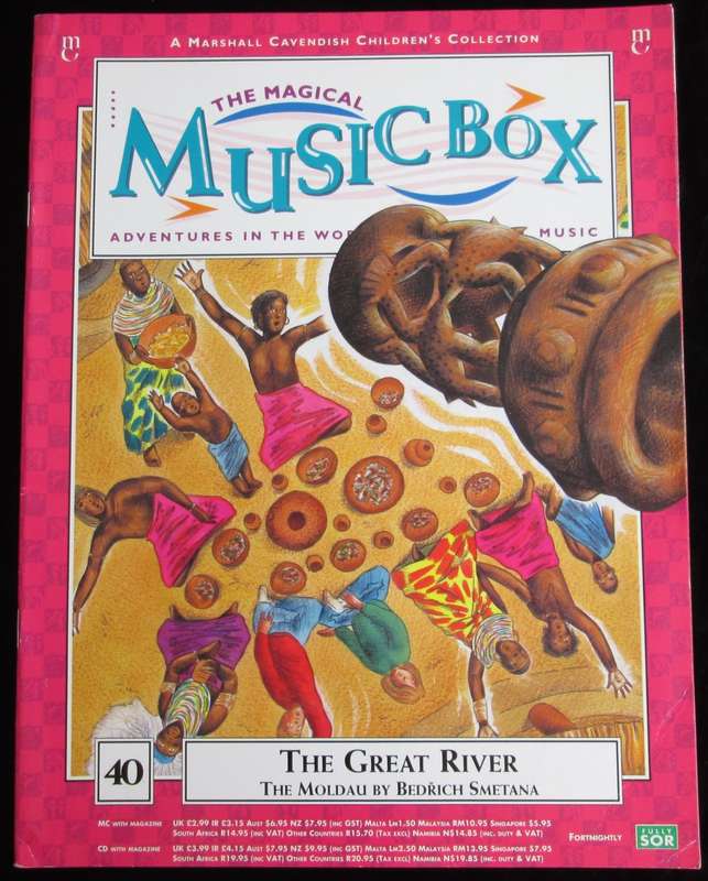 1996-Collectible-The Magical Music Box-No40-Magazine + CD. The Great River. Sold As Is.