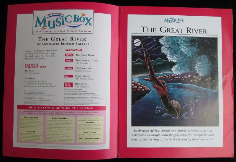 1996-Collectible-The Magical Music Box-No40-Magazine + CD. The Great River. Sold As Is.