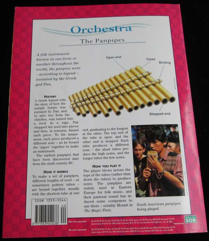 1996-Collectible-The Magical Music Box-No40-Magazine + CD. The Great River. Sold As Is.