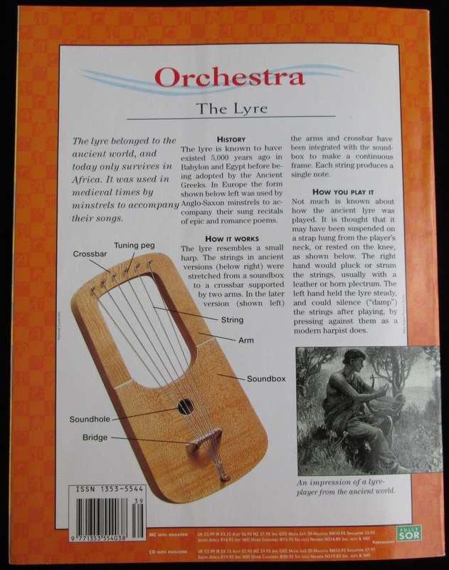 1996-Collectible-The Magical Music Box-No39-Magazine + CD. The Magic Lyre. Sold As Is.