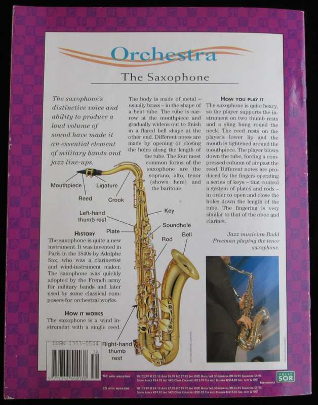 1996-Collectible-The Magical Music Box-No38-Magazine + CD. King Arthur`s Sword. Sold As Is.