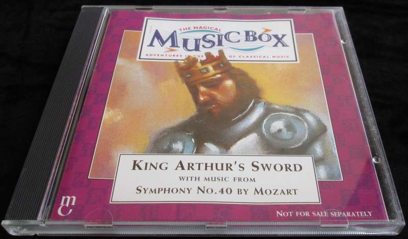 1996-Collectible-The Magical Music Box-No38-Magazine + CD. King Arthur`s Sword. Sold As Is.