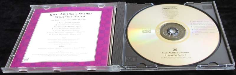 1996-Collectible-The Magical Music Box-No38-Magazine + CD. King Arthur`s Sword. Sold As Is.