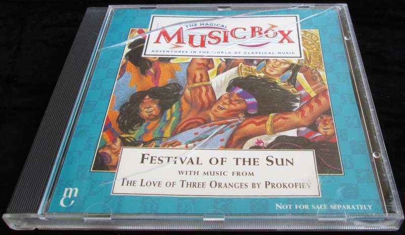 1996-Collectible-The Magical Music Box-No35-Magazine + CD. Festival of The Sun. Sold As Is.