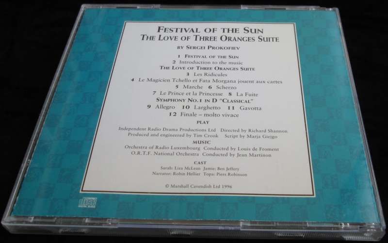 1996-Collectible-The Magical Music Box-No35-Magazine + CD. Festival of The Sun. Sold As Is.