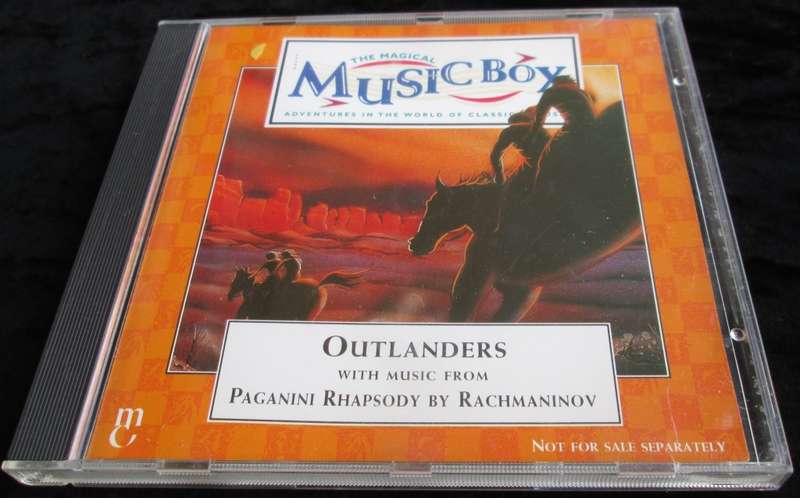 1996-Collectible-The Magical Music Box-No44-Magazine + CD. Outlanders. Sold As Is.
