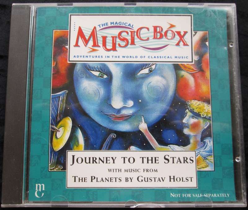 1994-Collectible-The Magical Music Box-No1-Magazine + CD. Journey to The Stars. Sold As Is.