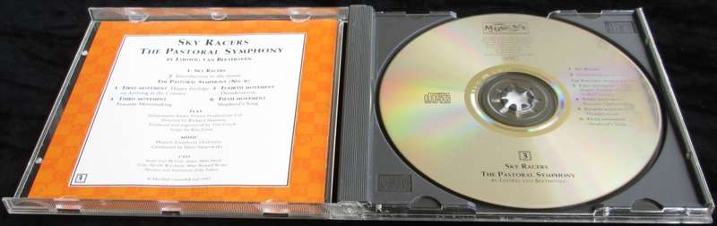 1995-Collectible-The Magical Music Box-No3-Magazine + CD. Sky Racers. Sold As Is.