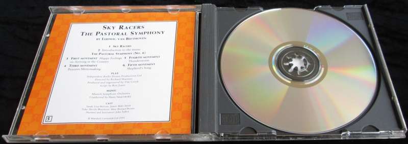 1995-Collectible-The Magical Music Box-No3-Magazine + CD. Sky Racers. Sold As Is.
