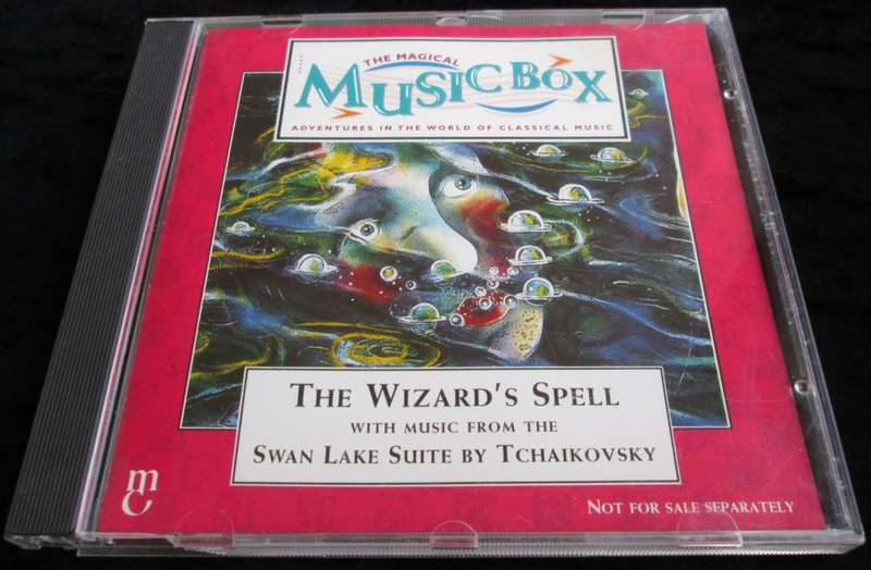 1995-Collectible-The Magical Music Box-No4-Magazine + CD. The Wizard`s Spell. Sold As Is.