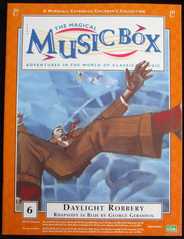 1995-Collectible-The Magical Music Box-No6-Magazine + CD. Daylight Robbery. Sold As Is.