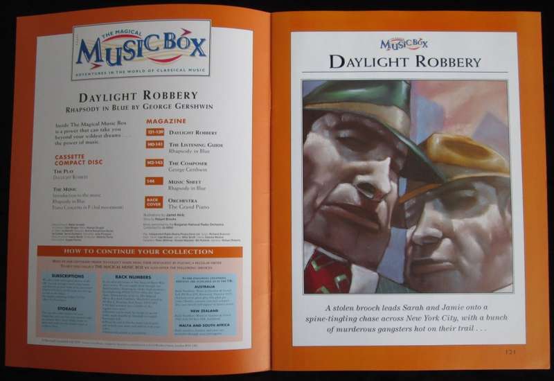 1995-Collectible-The Magical Music Box-No6-Magazine + CD. Daylight Robbery. Sold As Is.