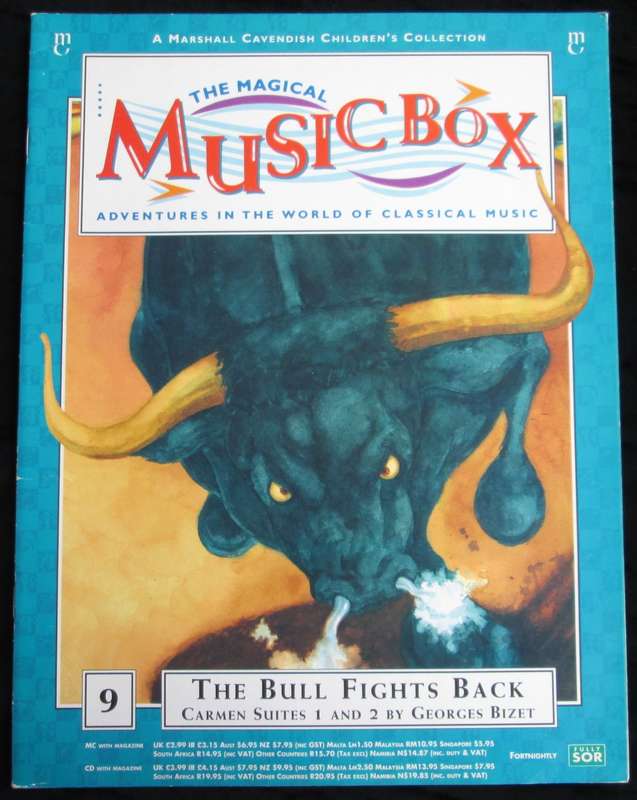 1995-Collectible-The Magical Music Box-No9-Magazine + CD. The Bull Fights Back. Sold As Is.